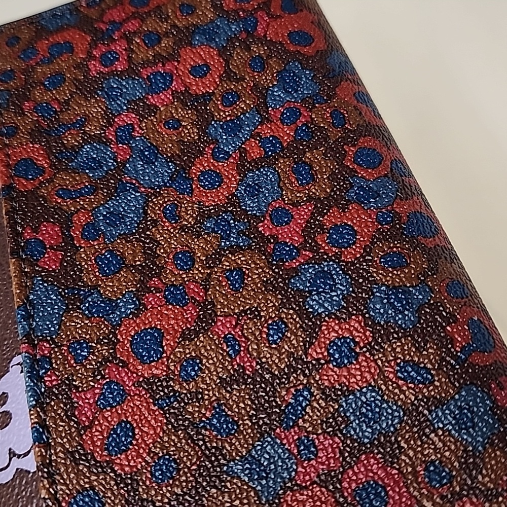 Coach Floral Oxblood Wallet - Picture 11 of 13